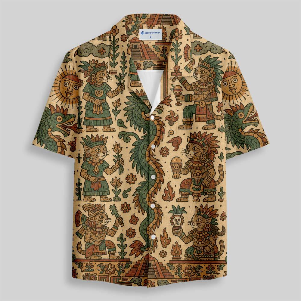Geeksoutfit Sandwave Ronin Button Up Pocket Shirt for Sale