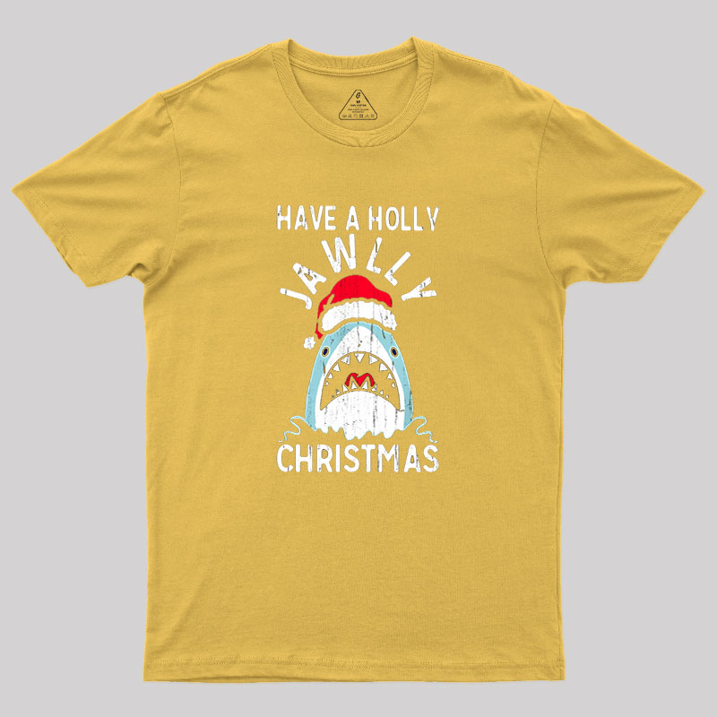 Have A Holly Jawly Christmas Geek T-Shirt