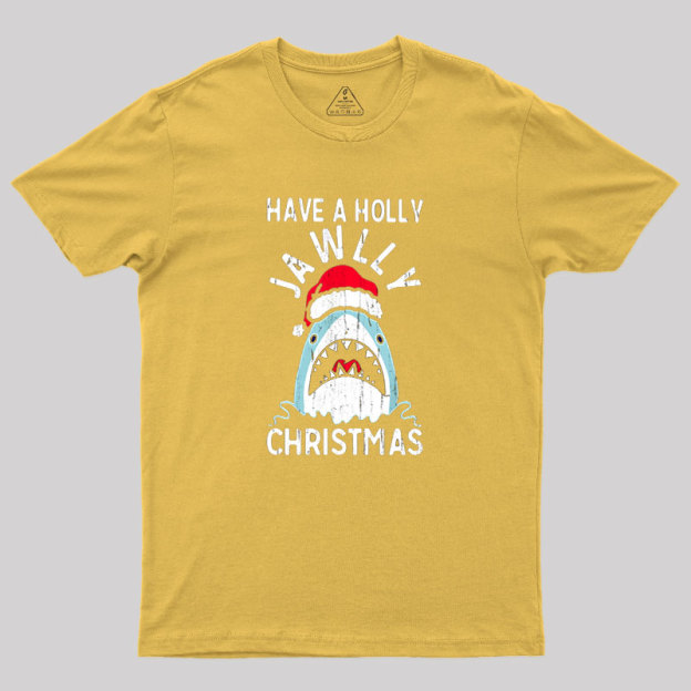 Have A Holly Jawly Christmas Geek T-Shirt