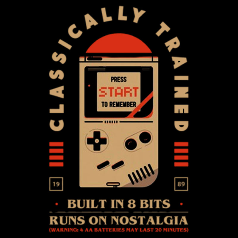 Runs On Nostalgia Geek T-Shirt