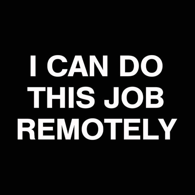 I Can Do This Job Remotely Geek T-Shirt