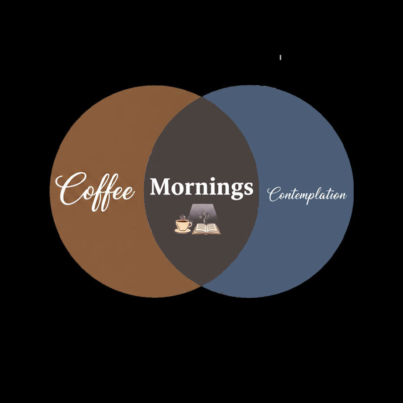 Coffee & Contemplation Venn Diagram Geek T-Shirt