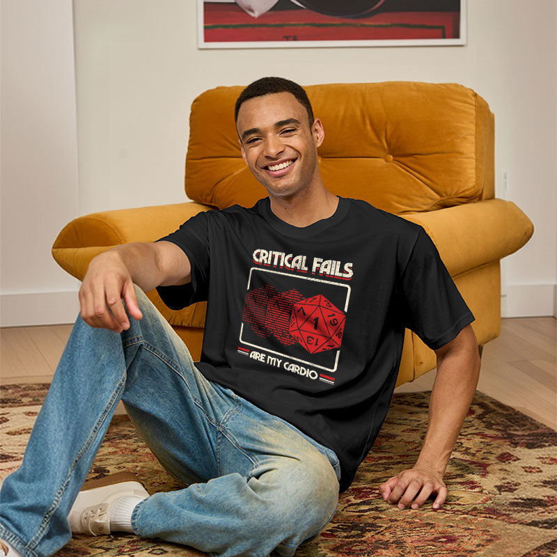 Critical Fails Are My Cardio Geek T-Shirt