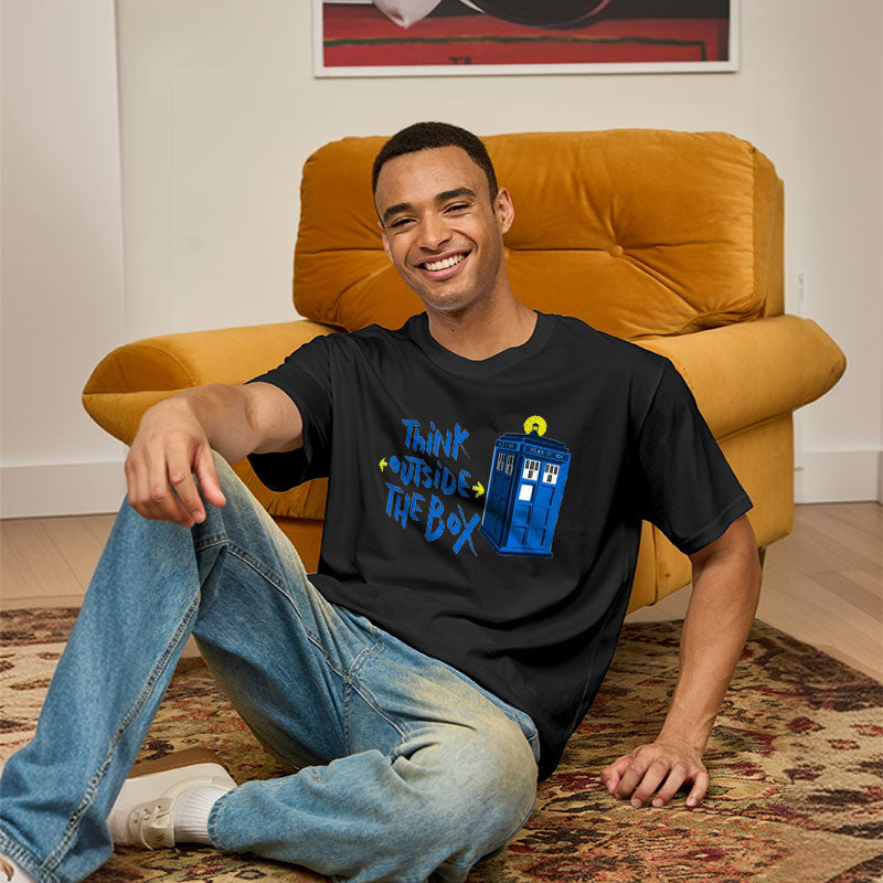 Think Outside The Box Geek T-Shirt
