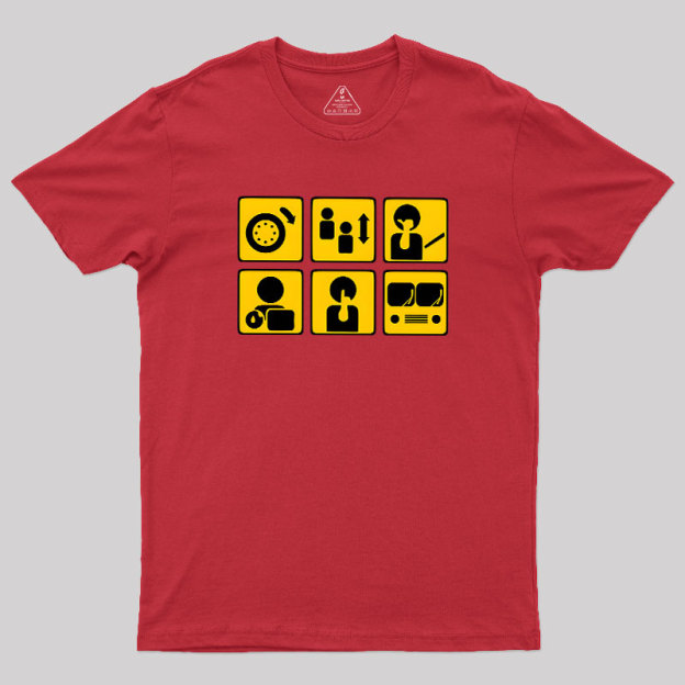 People On The Bus Geek T-Shirt