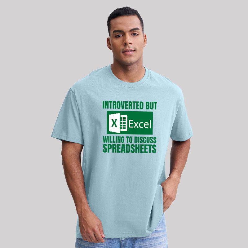 Introverted But Excel Geek T-Shirt