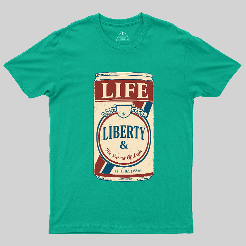 Independence Day Beer Lover Geek T-Shirt