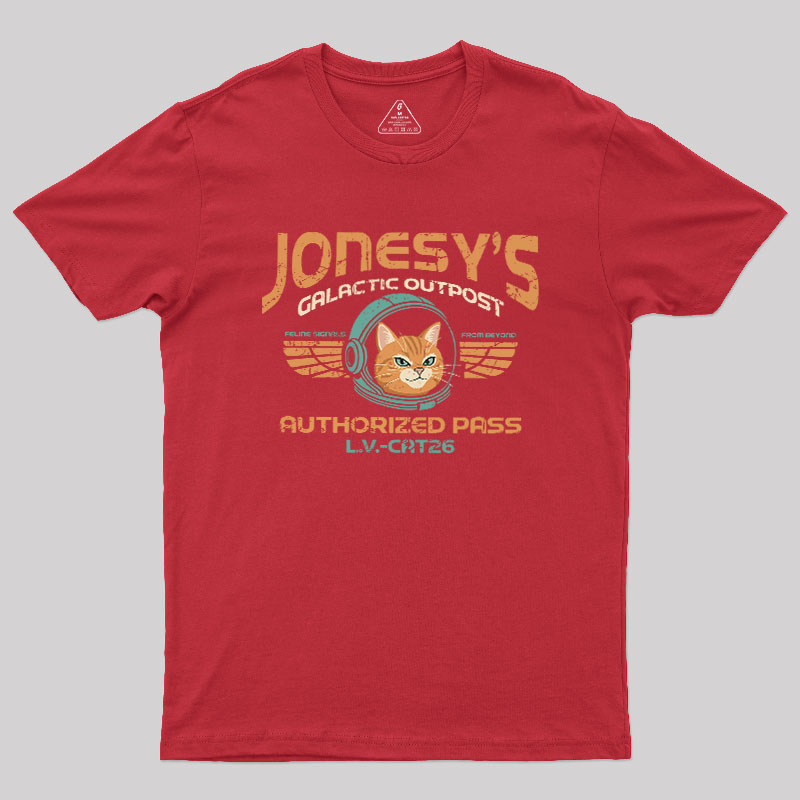 Jonesy??s Galactic Outpost Geek T-Shirt
