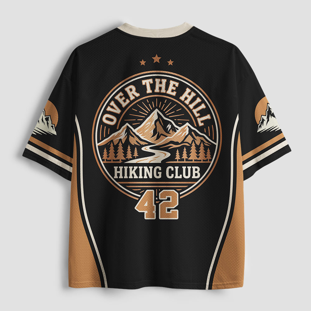 Over The Hill Hiking Club Geek Mesh Jersey