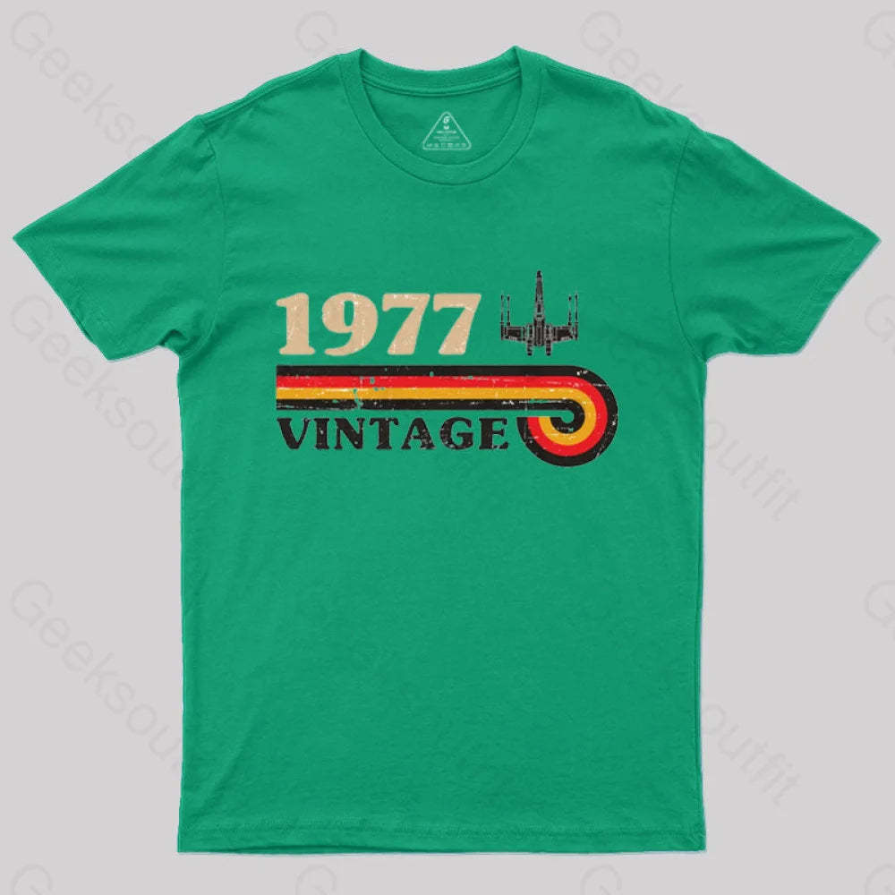 1977 Vintage Wing T-Shirt Green / S