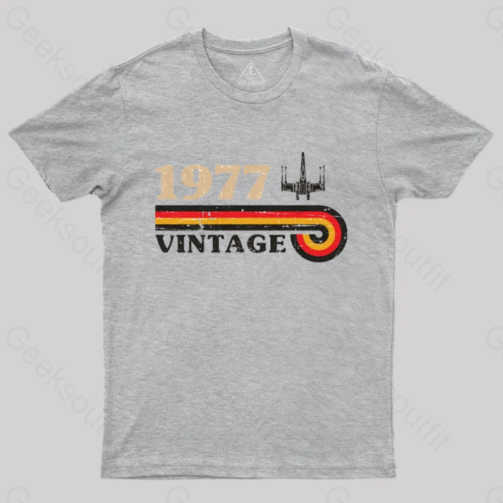 1977 Vintage Wing T-Shirt Grey / S