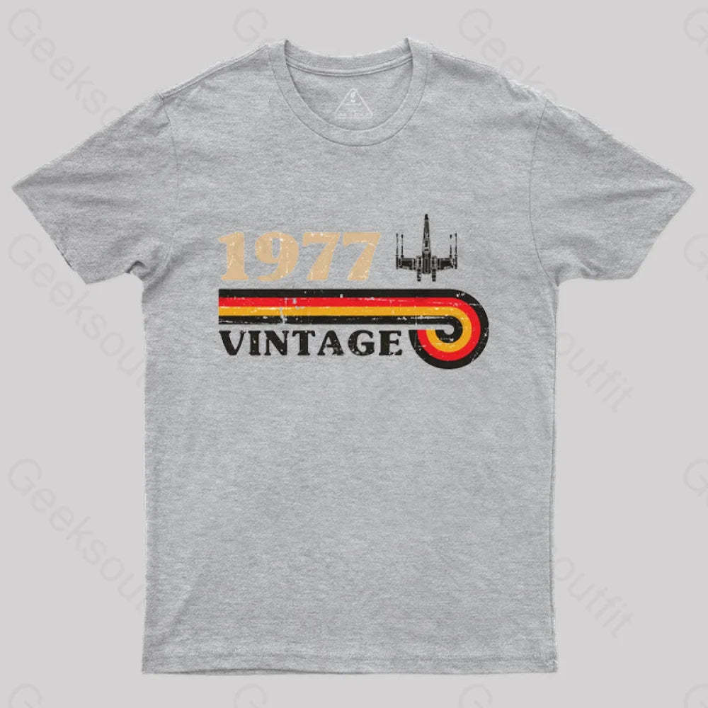1977 Vintage Wing T-Shirt Grey / S