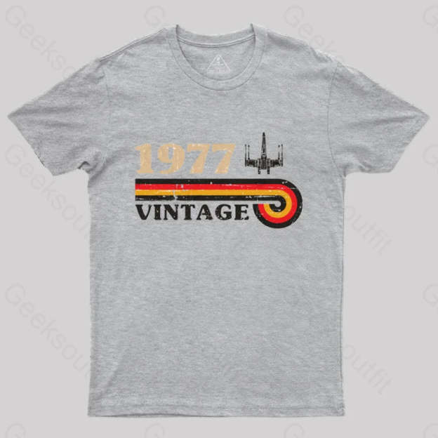 1977 Vintage Wing T-Shirt Grey / S