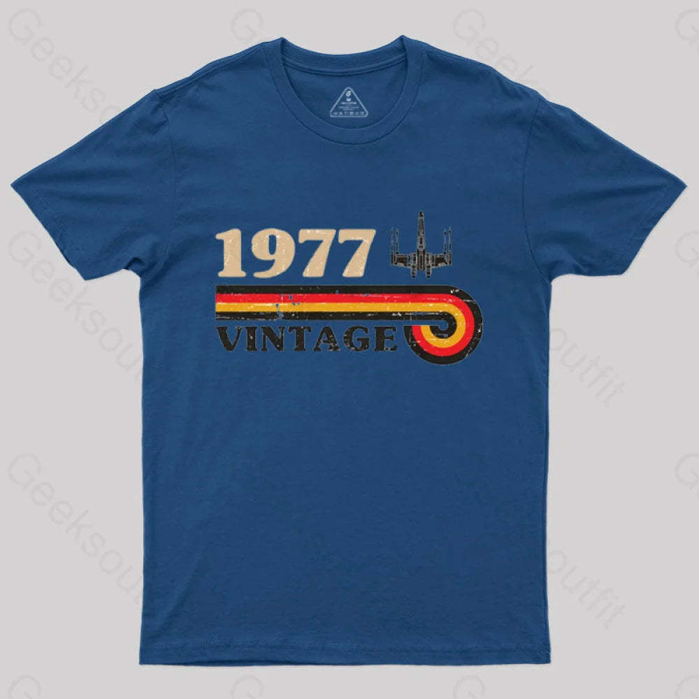 1977 Vintage Wing T-Shirt Navy / S