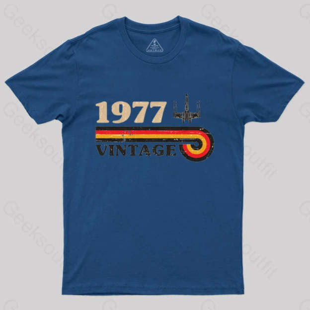 1977 Vintage Wing T-Shirt Navy / S