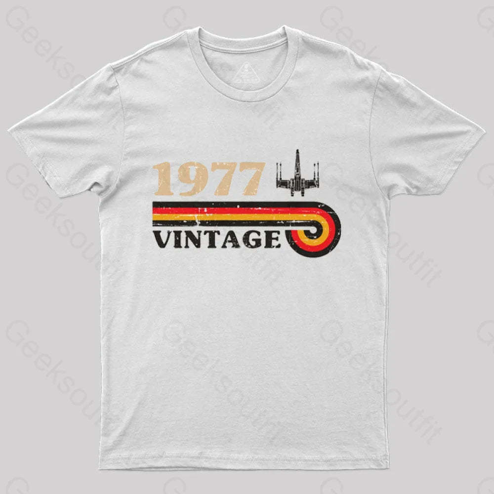 1977 Vintage Wing T-Shirt White / S