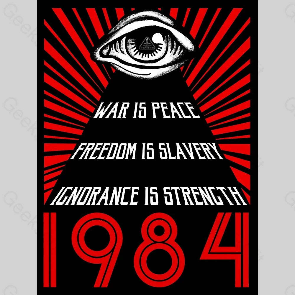 1984 Orwell T-shirt - Geeksoutfit