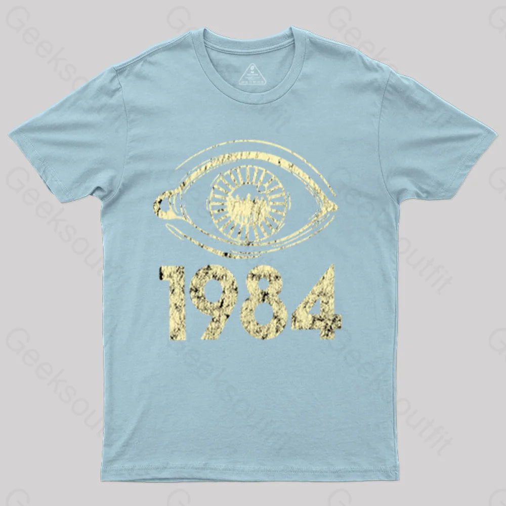 1984 T-Shirt Light Blue / S Yc