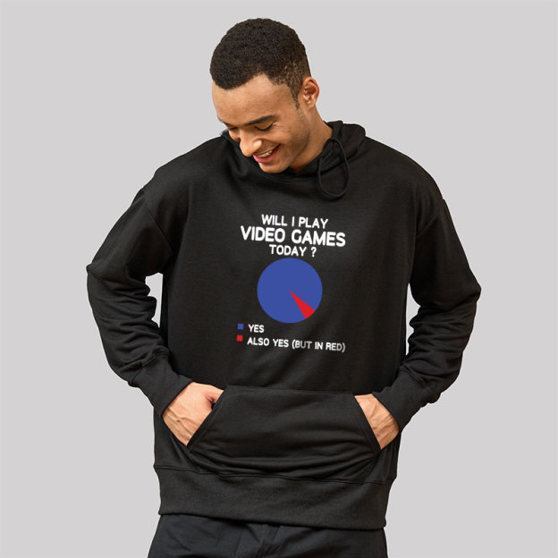 Will I play Video Games today Geek Hoodie