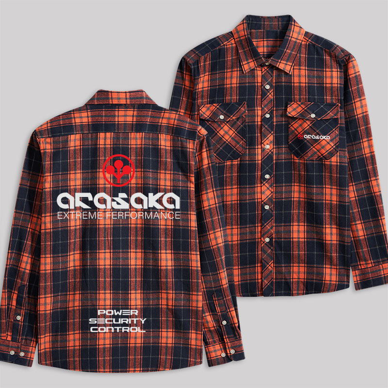 Arasaka Plaid Flannel Shirt