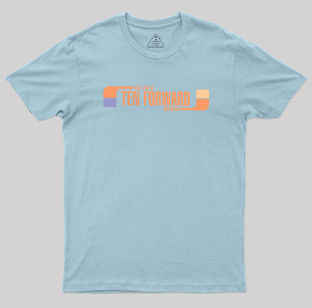 Ten Forward Bar Crew NCC 1701-D Geek T-Shirt