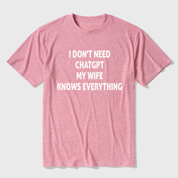 Offline GPT My Wife 1.0 Ultra Soft Heather Tee