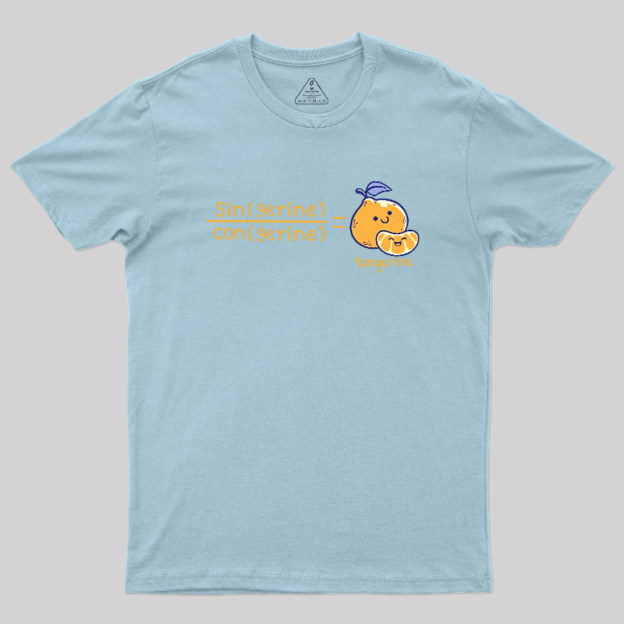 Tangerine Math Pun Geek T-Shirt