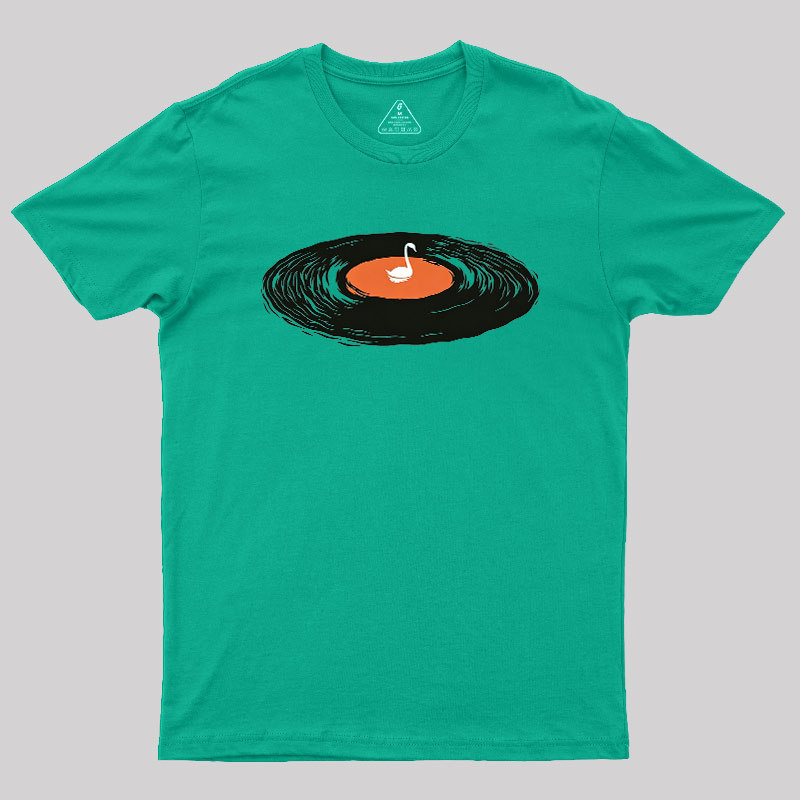 Swan Lake Vinyl Record Visual Geek T-Shirt