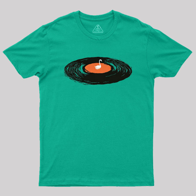 Swan Lake Vinyl Record Visual Geek T-Shirt