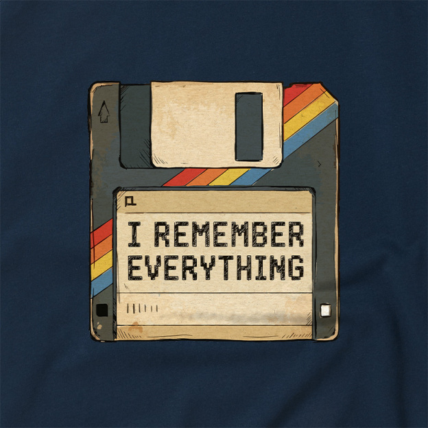 I Remember Everything Geek Retro Raglan T-Shirt