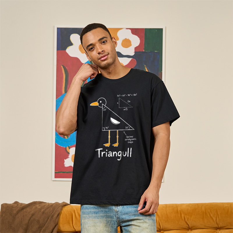 Triangull Geometry Seagull Geek T-Shirt