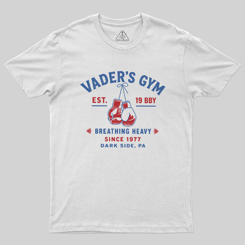 Breathing Heavy Retro Dark Side Gym Geek T-Shirt TTT