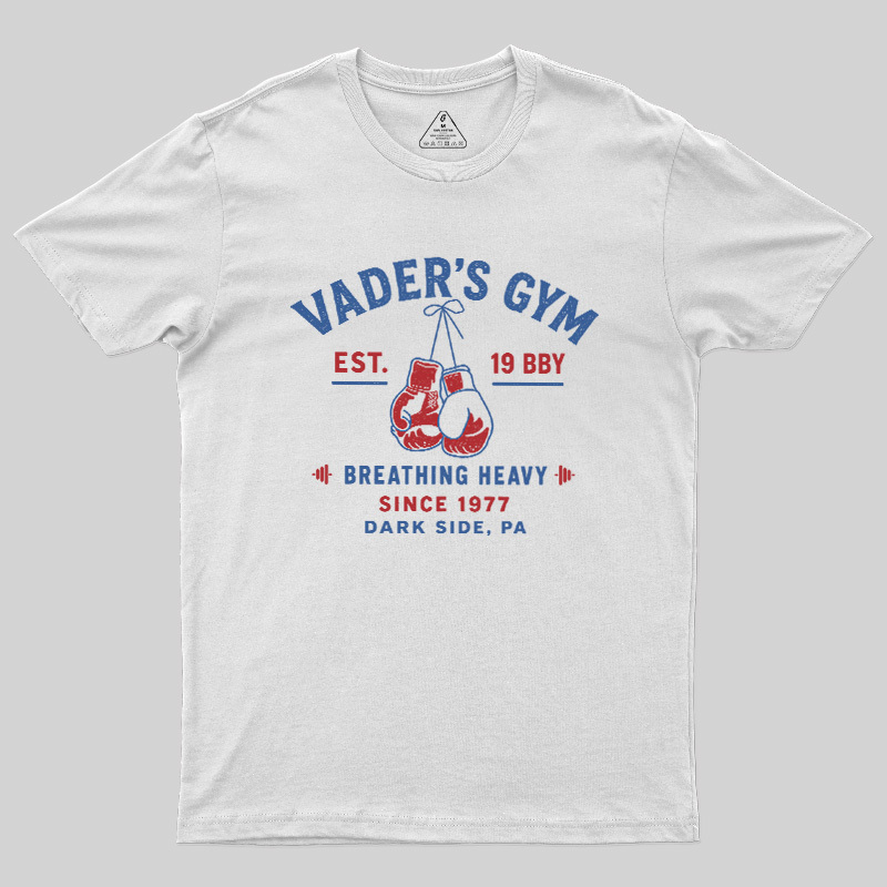 Breathing Heavy Retro Dark Side Gym Geek T-Shirt TTT