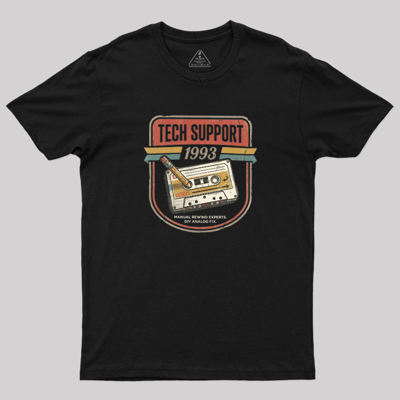 Cassette Fix Dept Geek T-Shirt