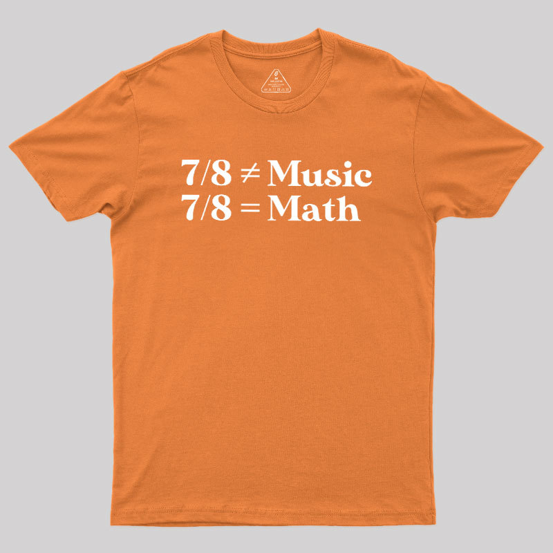 Music and Math Geek T-Shirt