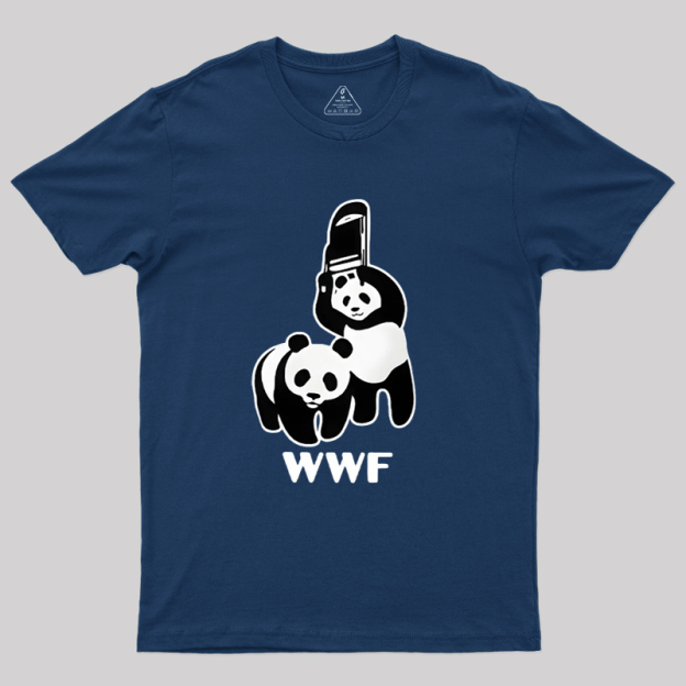 WWF Parody Pandas Geek T-Shirt