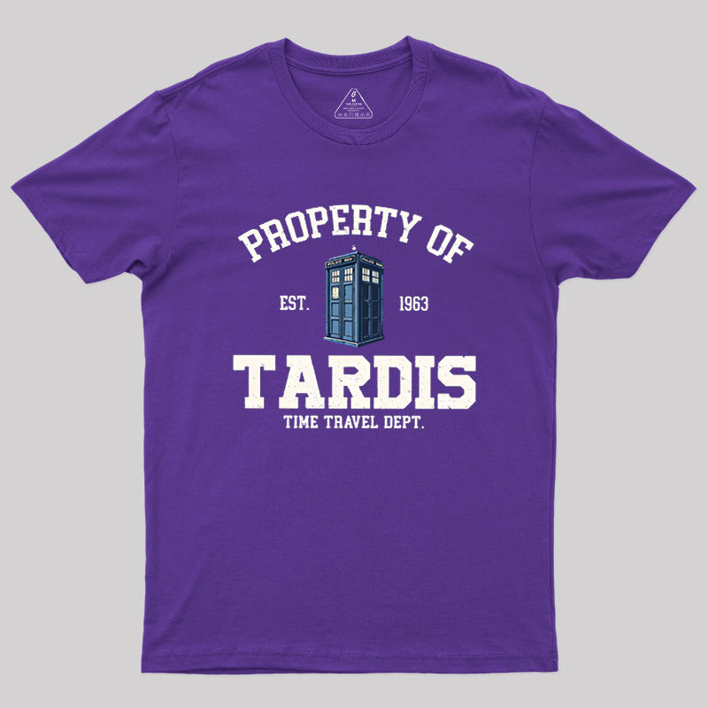 Property of Tardis Geek T-Shirt