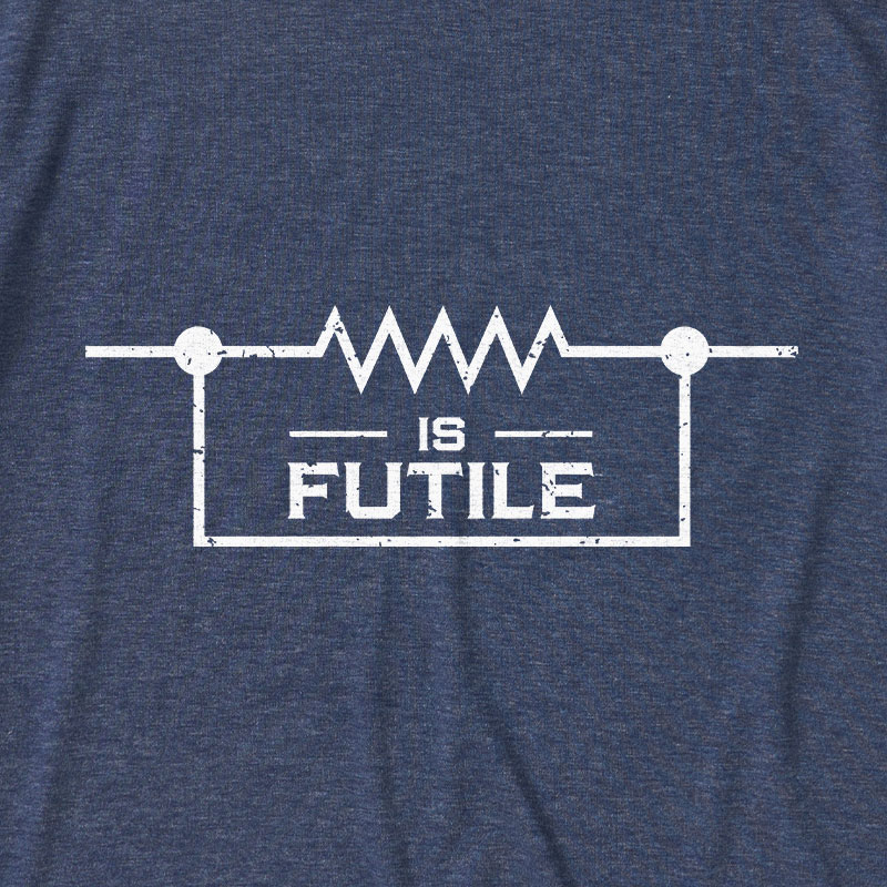 Funny Engineer Resistor Geek Science Ultra Soft Heather Tee