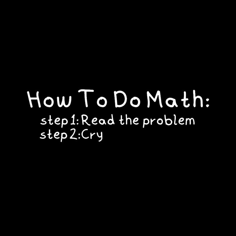 How To Do Math Geek T-Shirt