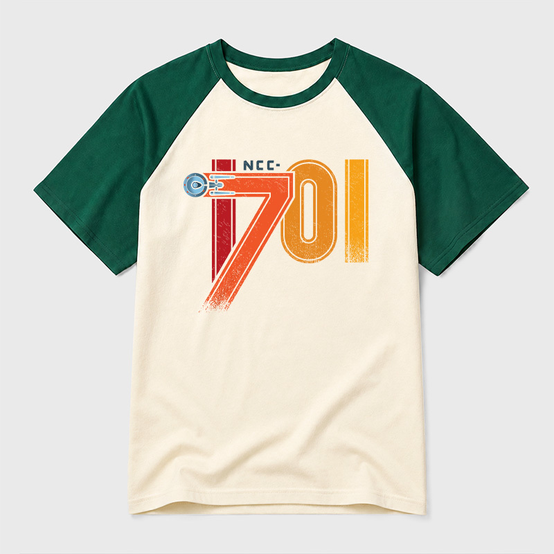 1701 Geek Retro Raglan T-Shirt