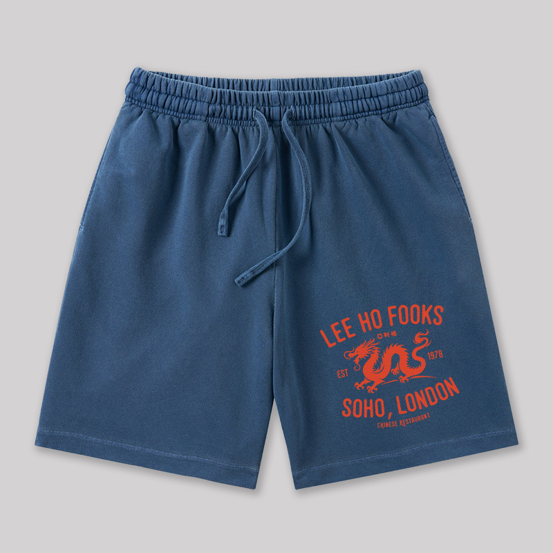 Lee Ho Fooks Vintage Resto Geeky Washed Shorts