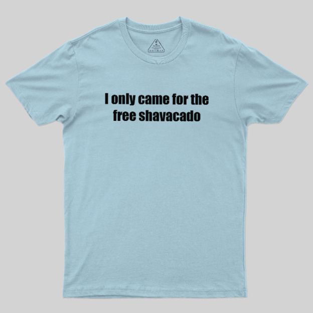 Free Shavacado Geek T-Shirt