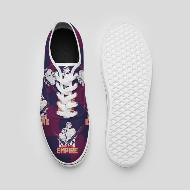 Galactic Empire Geek Canvas Shoes