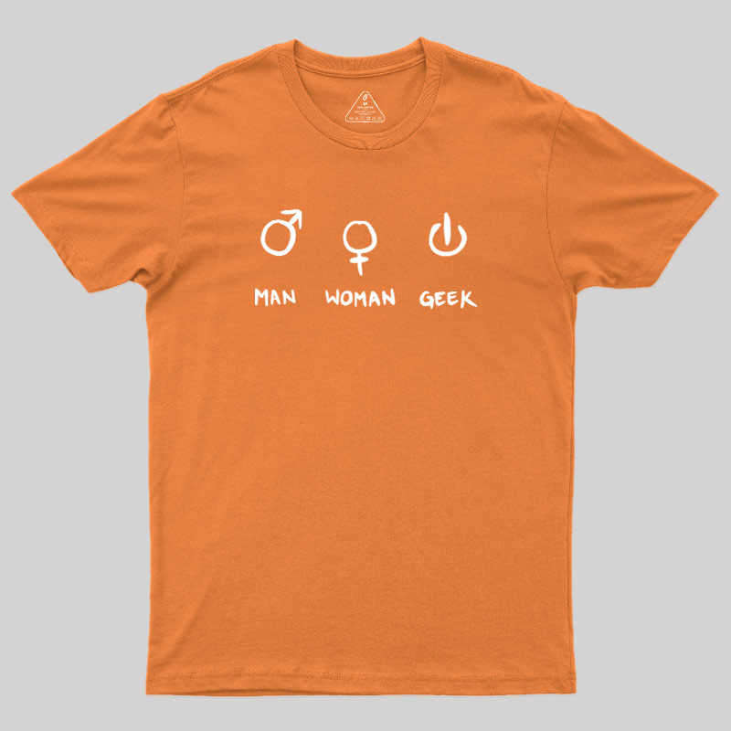 Man Woman Geek T-Shirt