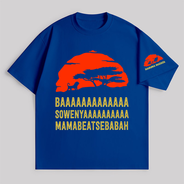 Baaa Sownyaaa Mamabeatsebabah Unisex Oversized T-shirt