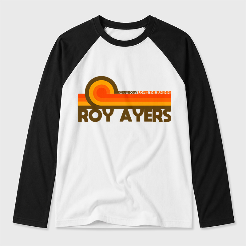 Roy Ayers Everybody Loves the Sunshine Geek Retro Raglan Long-Sleeve Tee