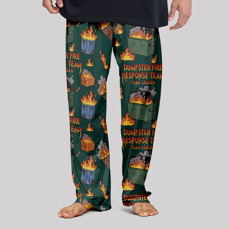Dumpster Fire Response Team Geek Loungewear Pants