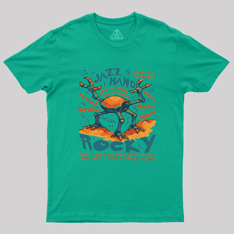 Rocky Jazz Hand Geek T-Shirt