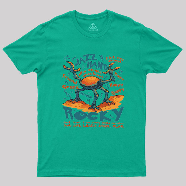 Rocky Jazz Hand Geek T-Shirt