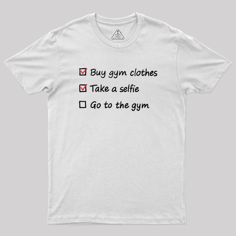 Gym Checklist Geek T-Shirt